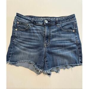 American Eagle Super Stretch Size 10 Hi-Rise Shortie Grunge Women's Shorts